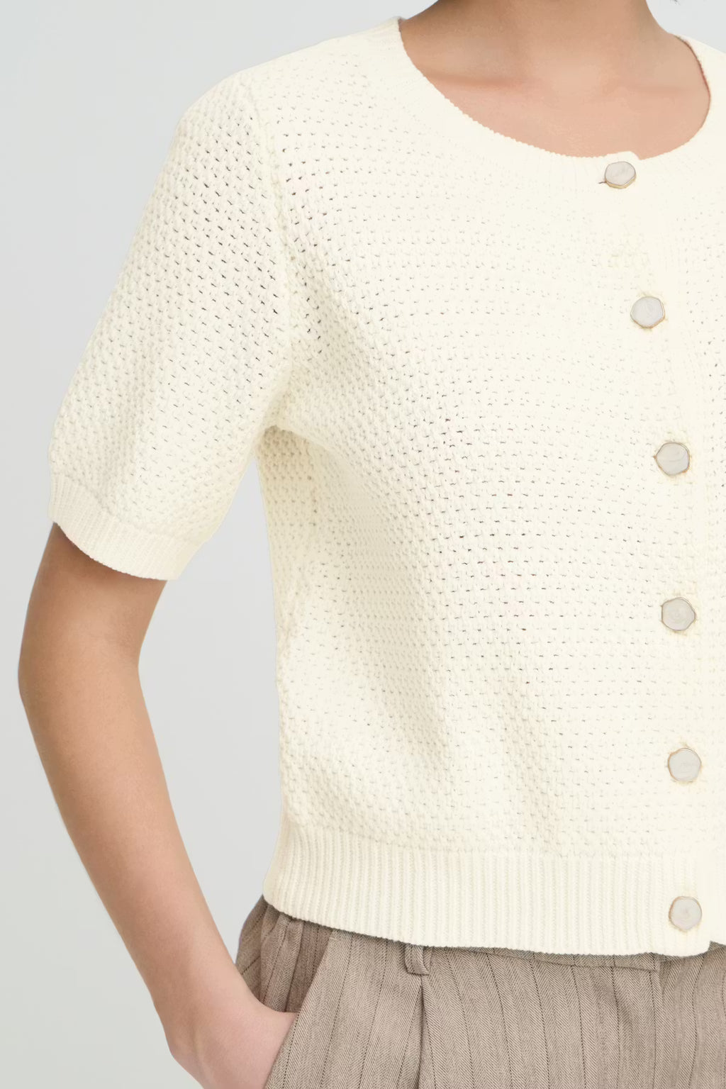 Fransa FRARALYN Pullover - Whisper White | Flemings Department Store