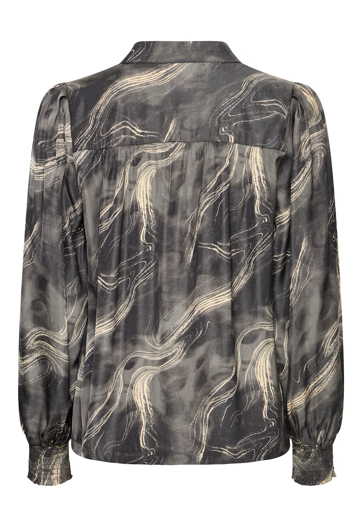 Fransa FRHATTI Blouse – Elegant V-Neck Satin Top