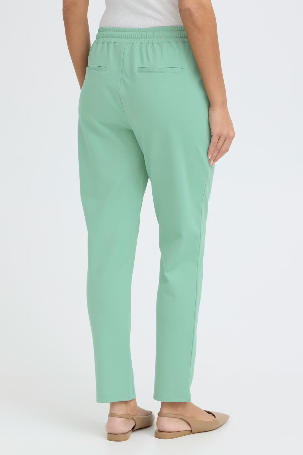Fransa FRZASTRETCH Trousers - Crème de Menthe | Flemings Department Store