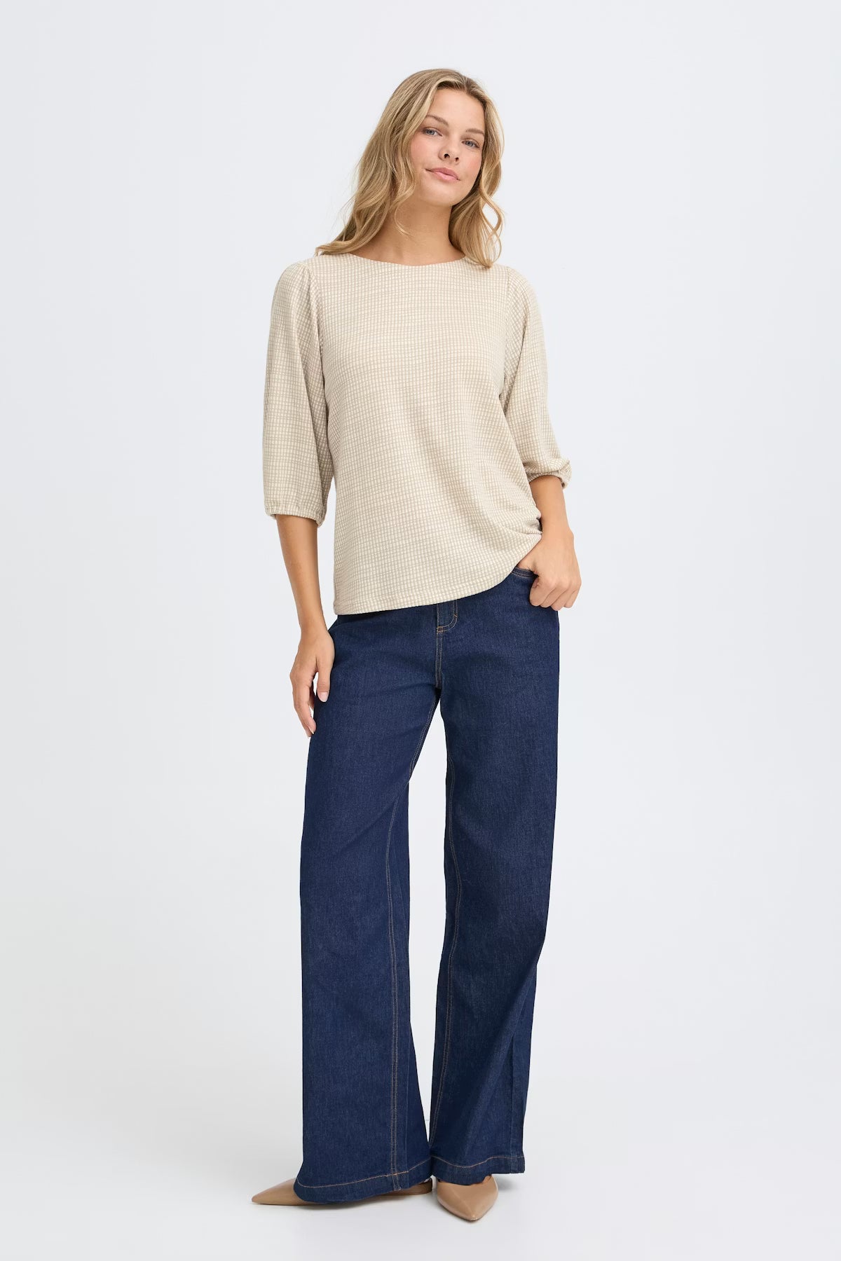 Fransa FRNIALA T-Shirt - Oxford Tann