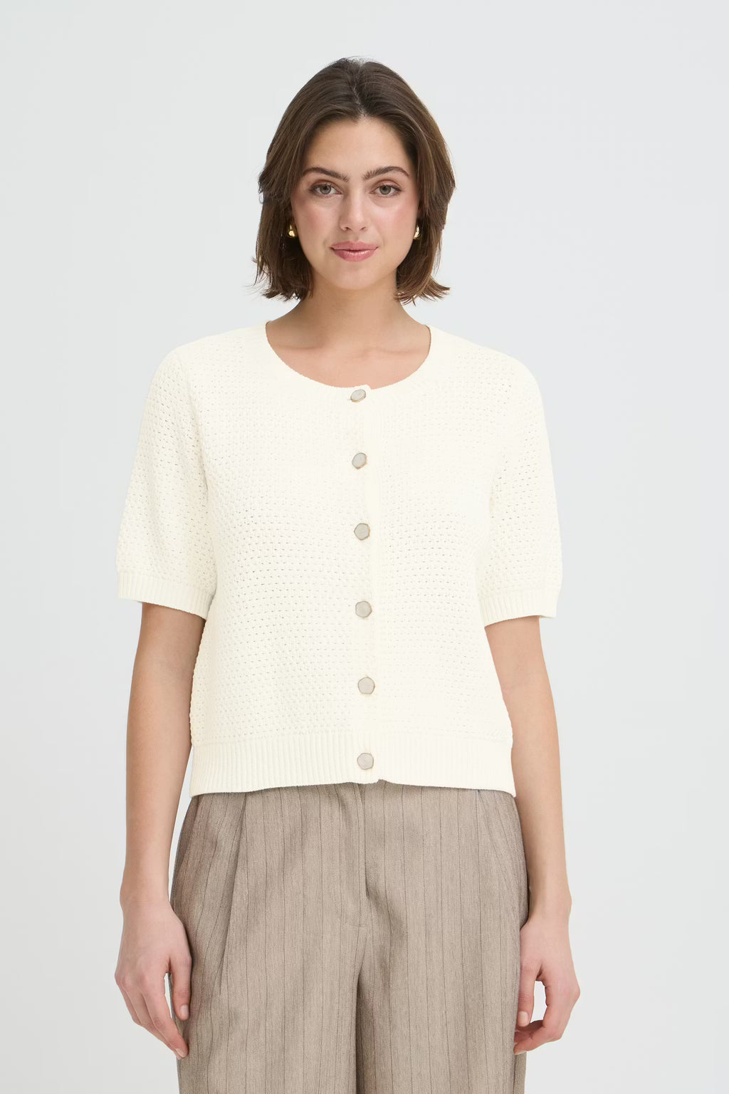Fransa FRARALYN Pullover - Whisper White | Flemings Department Store