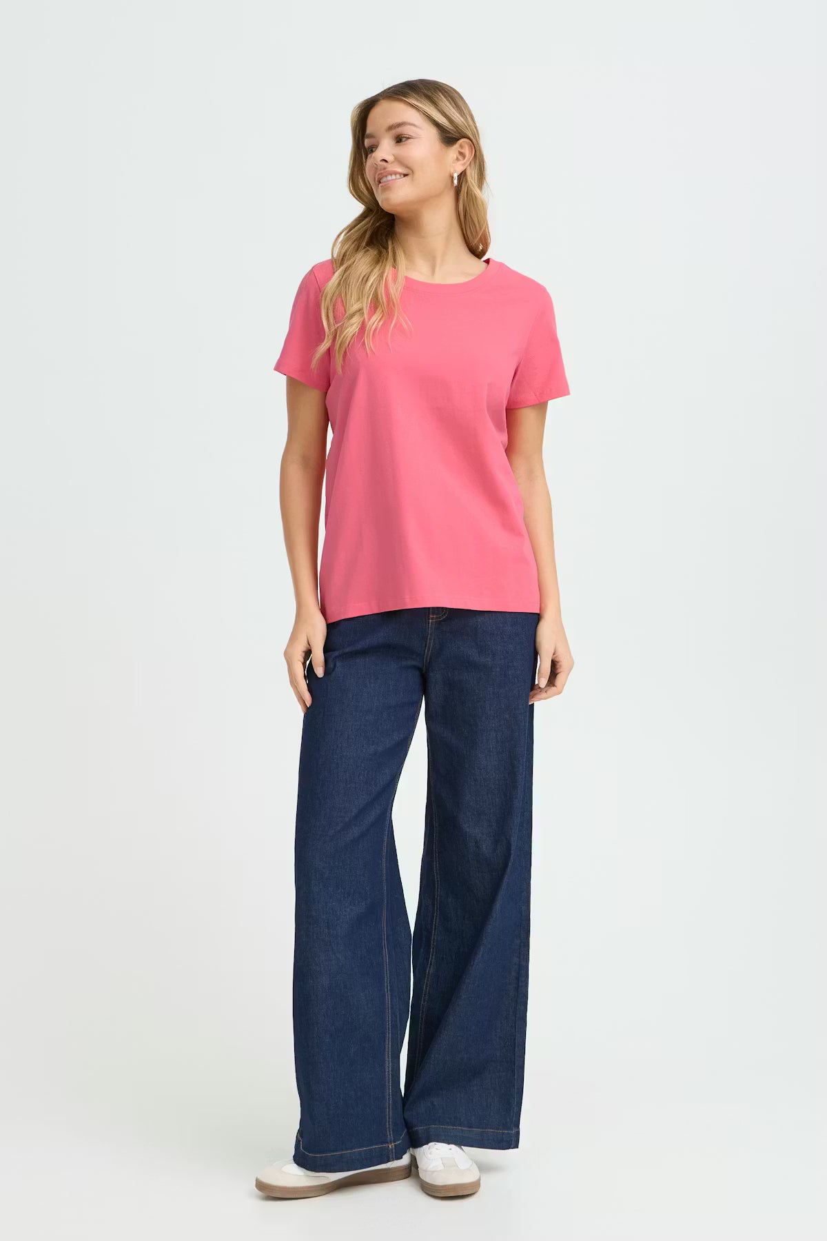 Fransa FRZASHOULDER T-shirt - Honeysuckle Pink
