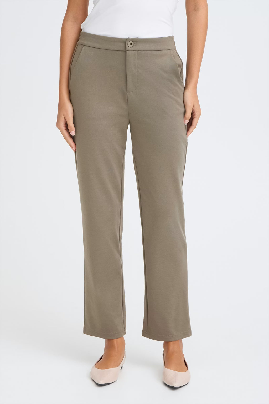 Fransa FRBLAZER Trousers - Smokey Olive