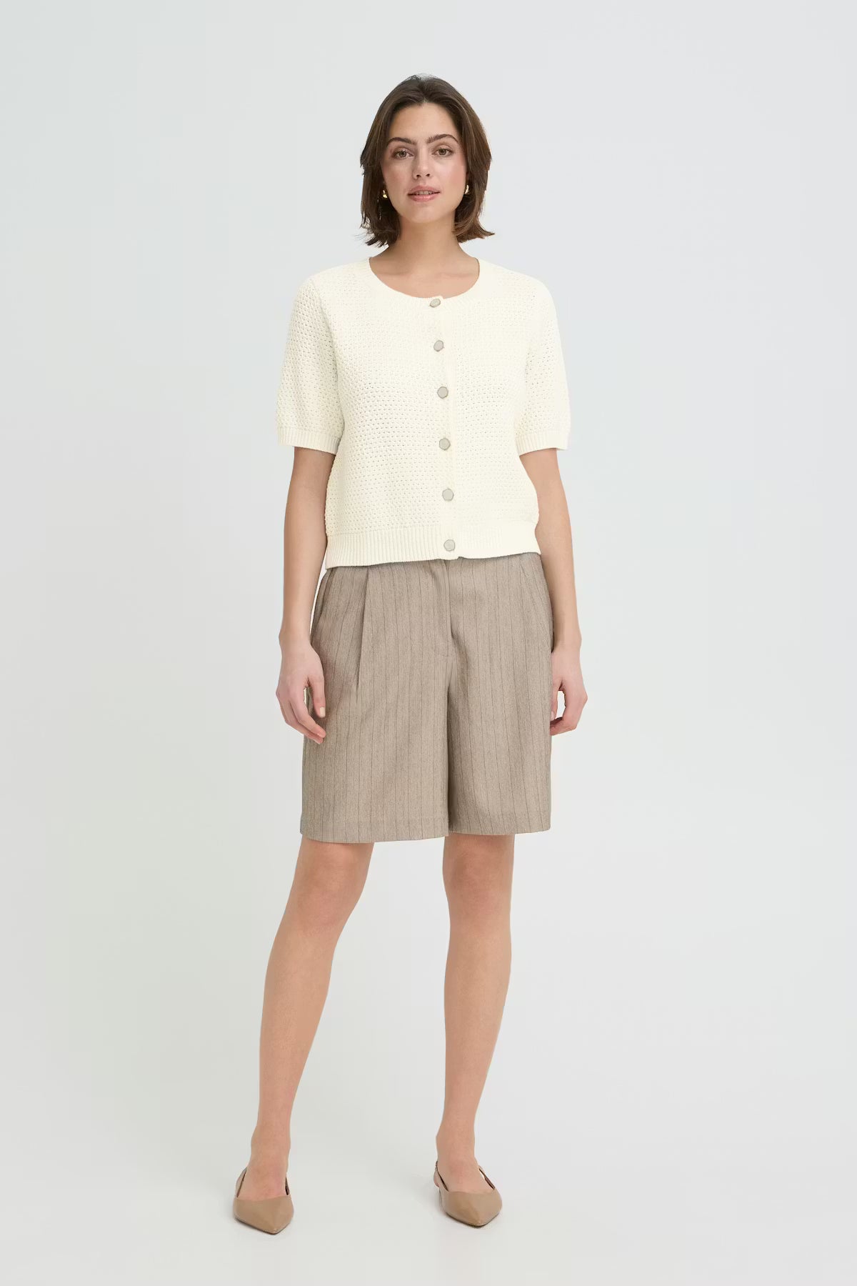 Fransa FRARALYN Pullover - Whisper White | Flemings Department Store