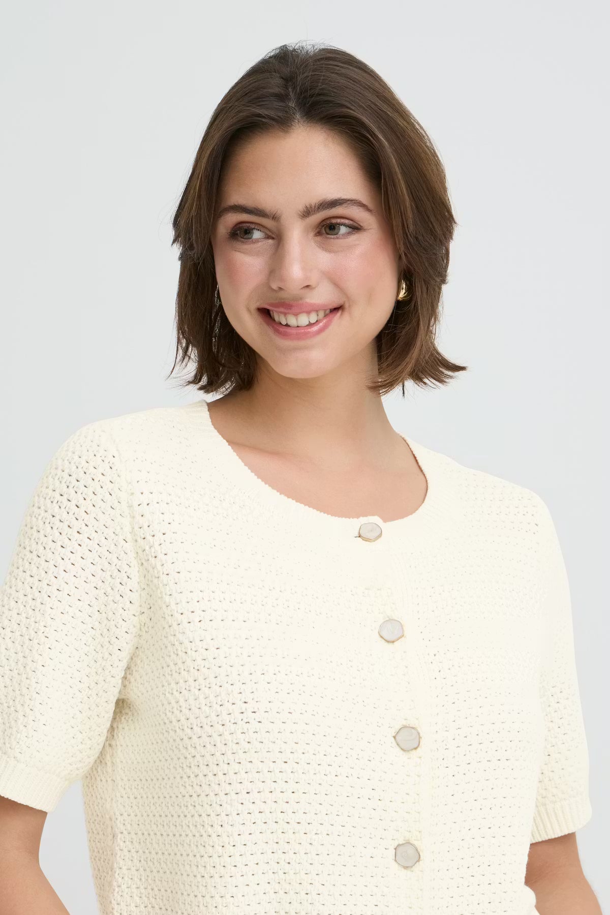 Fransa FRARALYN Pullover - Whisper White | Flemings Department Store