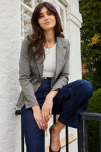 Fransa FRZABLAZER - Tailored Slim Fit Blazer (Smokey Olive)