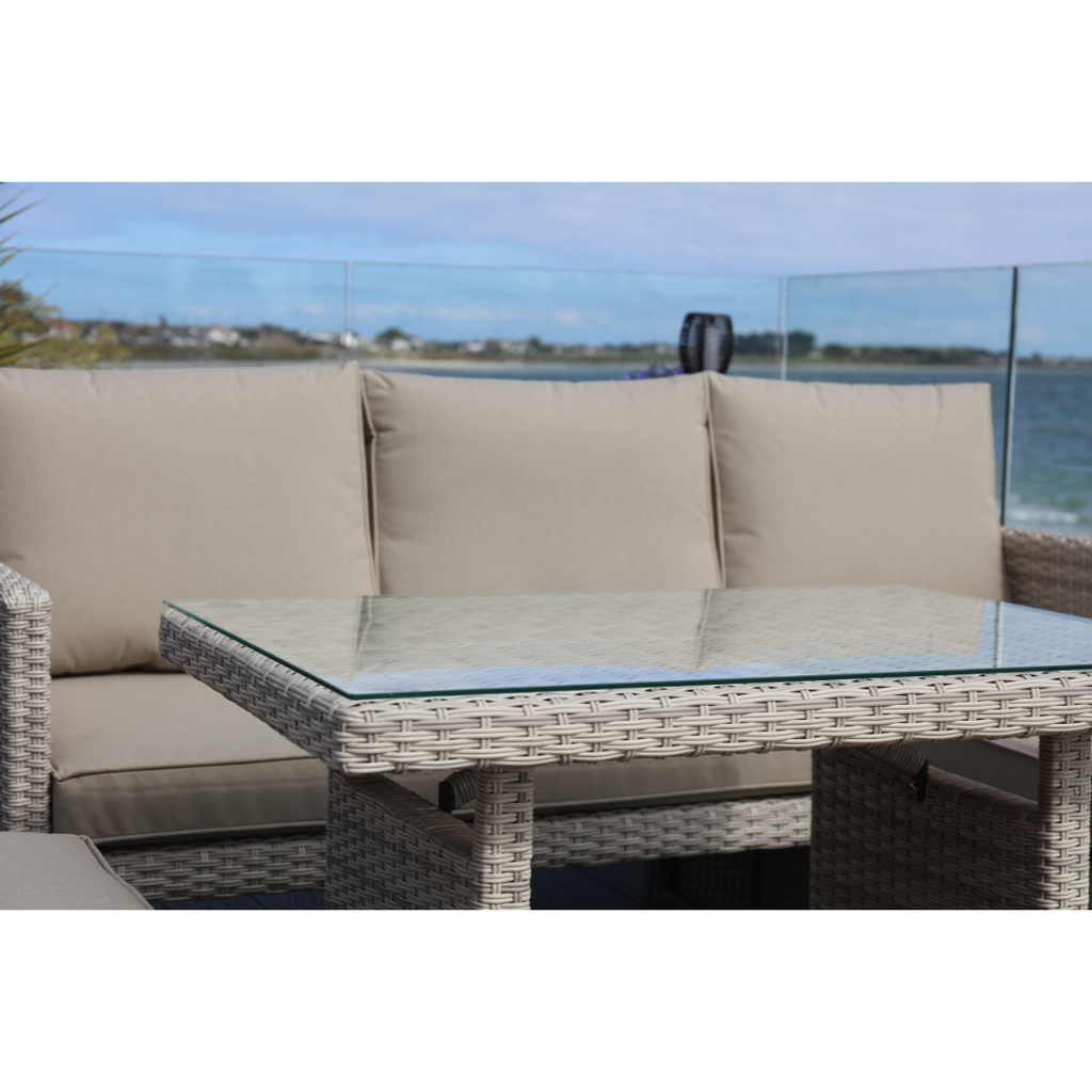 Alicante 5-piece Corner Set (Cream) - Flemings Department Store