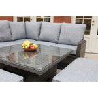Amalfi Corner Set w/ adjustable table (SML)