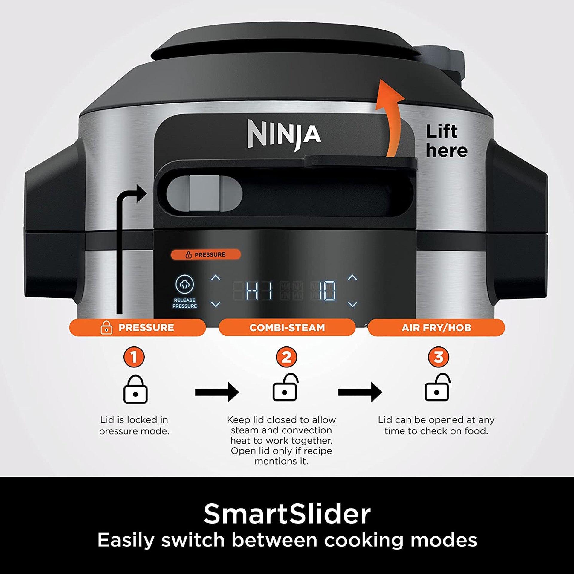 NINJA Foodi Max 15-in-1 SmartLid Multi-Cooker