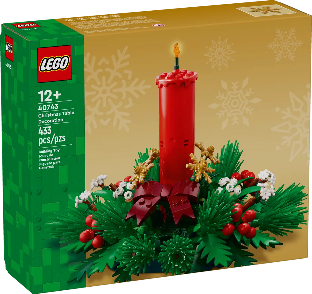 LEGO® Christmas Table Decoration (40743) – Festive Candle Centerpiece