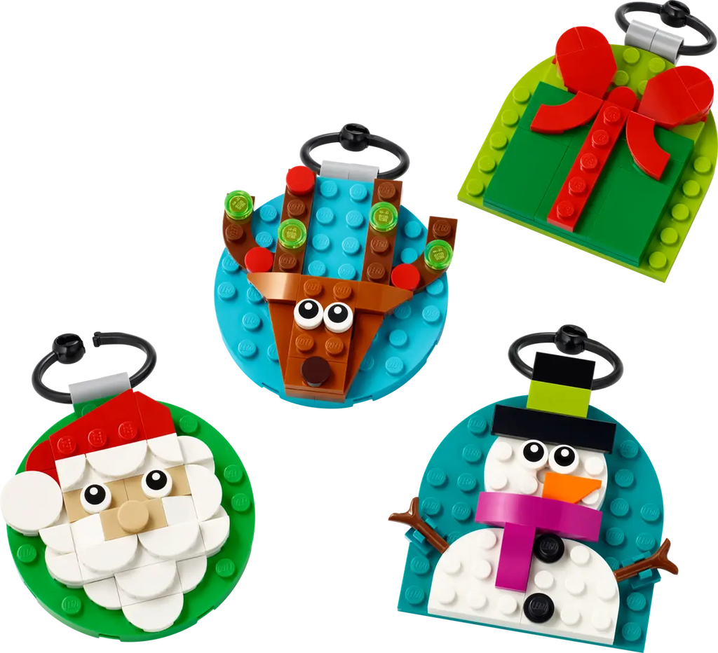 LEGO® Christmas Ornament Selection (40744) – Buildable Holiday Set