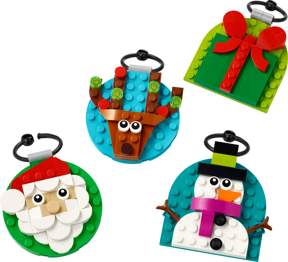 LEGO® Christmas Ornament Selection (40744) – Buildable Holiday Set