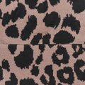 Carly Taupe and Black Animal Print Beanie