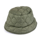 Polly Khaki Quilted Showerproof Hat