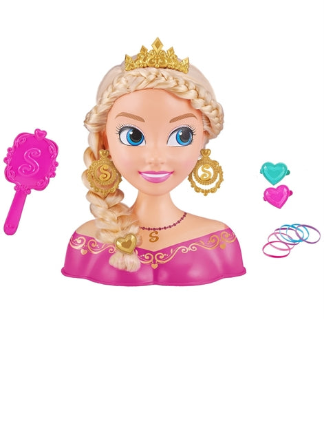 SPARKLE GIRLZ PRINCESS HAIR STYLING HEAD - Flemings Department Store
