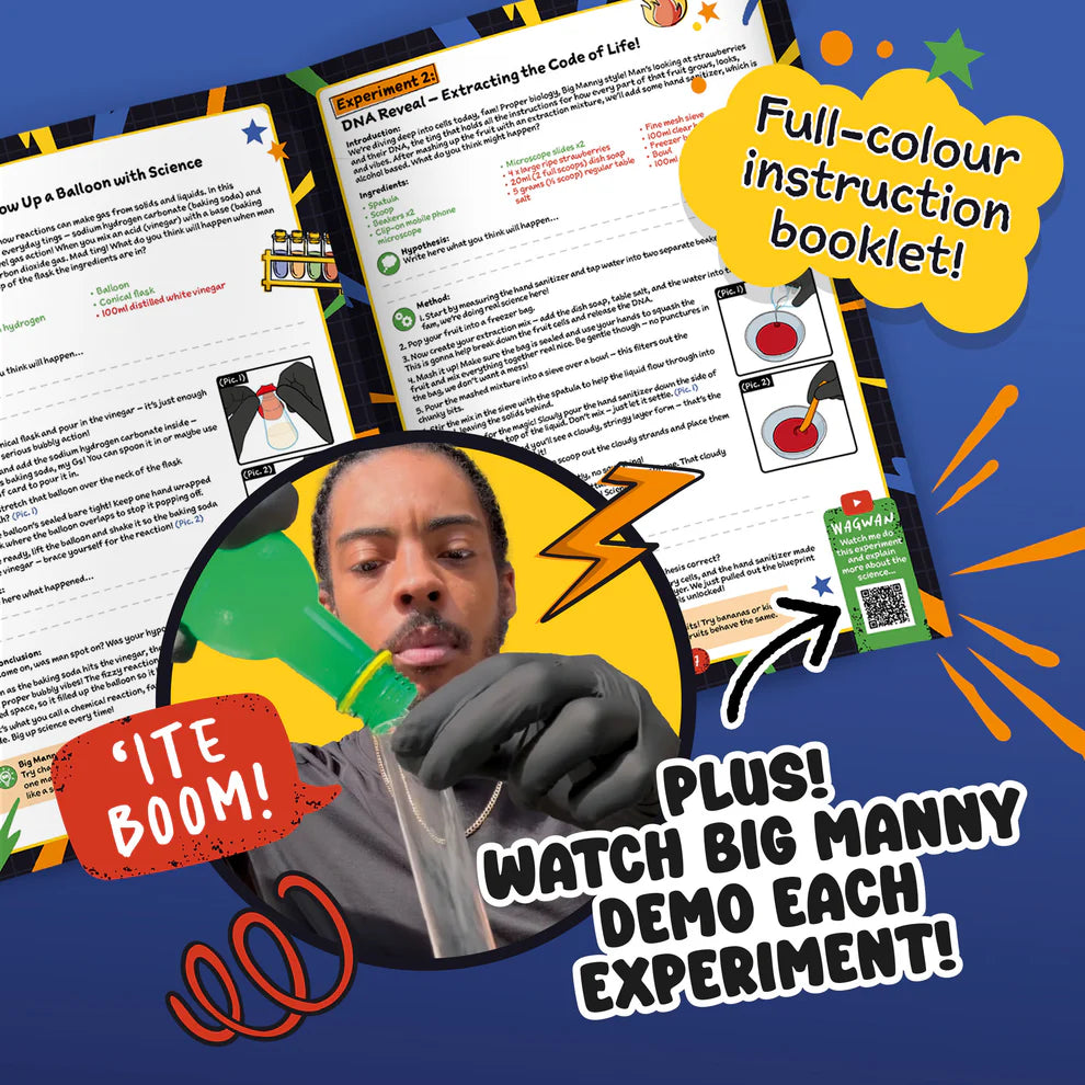 Big Manny Science 'Innit' Chemistry Experiment Kit – TikTok STEM Set ...