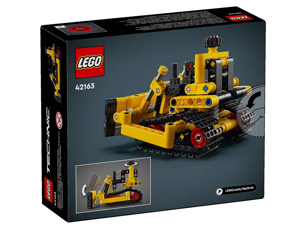 LEGO® Technic™ Heavy-Duty Bulldozer (42163) – Realistic Construction