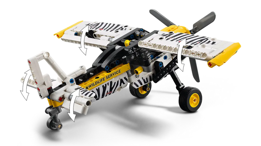 LEGO® Technic™ Bush Plane (42198) – Wildlife-Themed Aircraft Toy