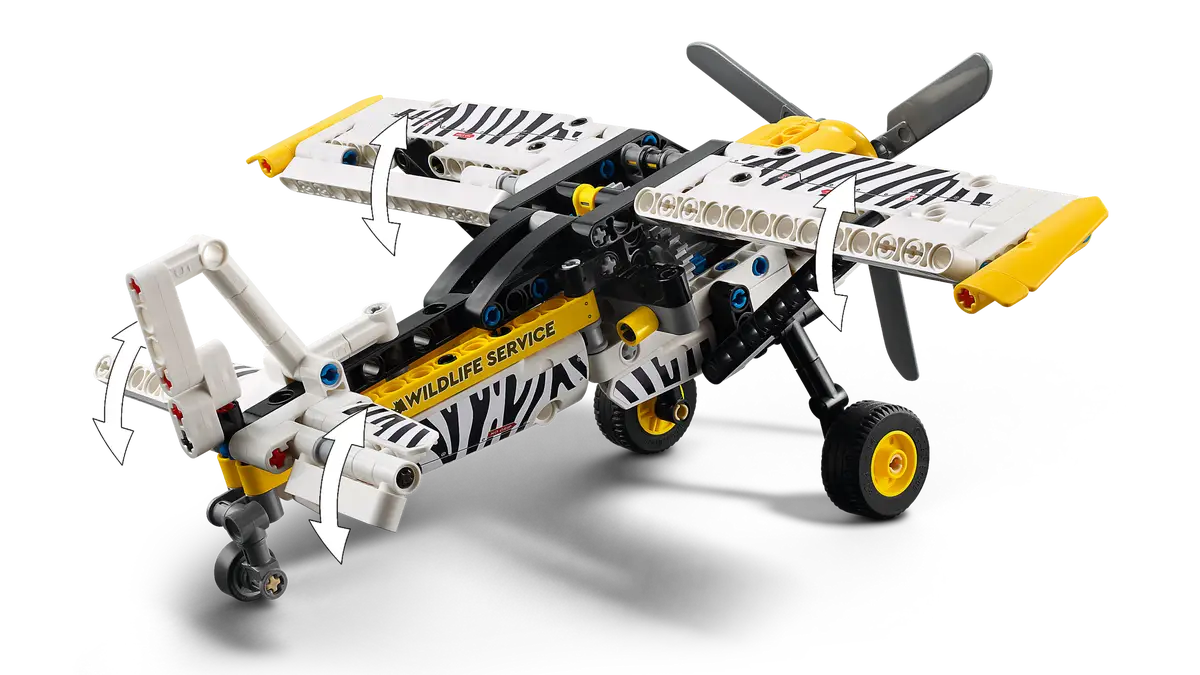 LEGO® Technic™ Bush Plane (42198) – Wildlife-Themed Aircraft Toy