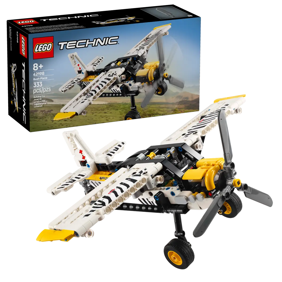 LEGO® Technic™ Bush Plane (42198) – Wildlife-Themed Aircraft Toy