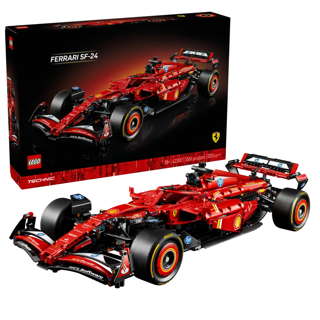 LEGO Technic Ferrari SF-24 F1 Car (42207) – 1:8 Scale Formula 1 Model