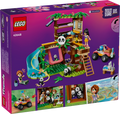 LEGO Friends jungle treehouse set packaging with purple background