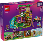 LEGO Friends jungle treehouse set packaging with purple background