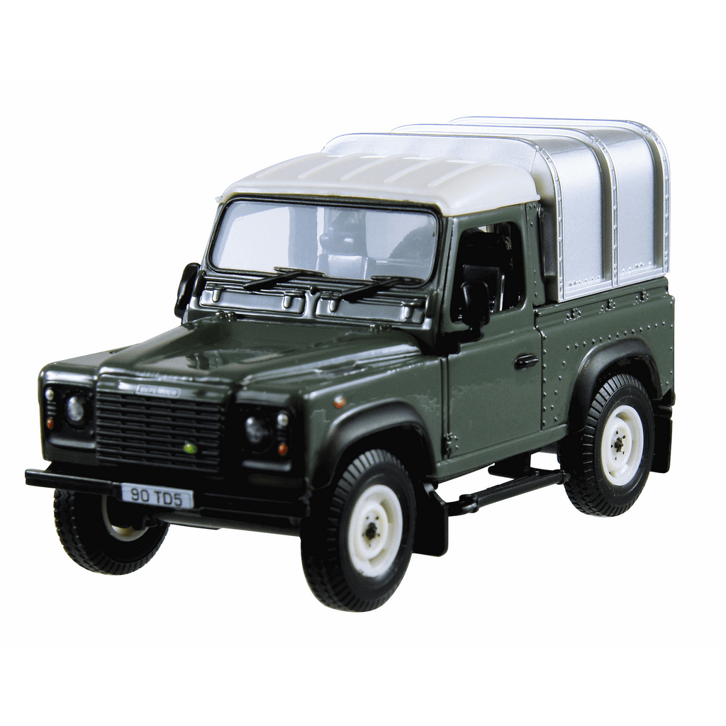 Britains Land Rover Defender 90 with Canopy – Green 1:32