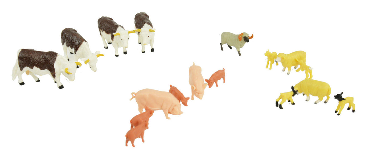 Britains Mixed Farm Animal Value Pack (17 Pieces) 1:32 – view 2