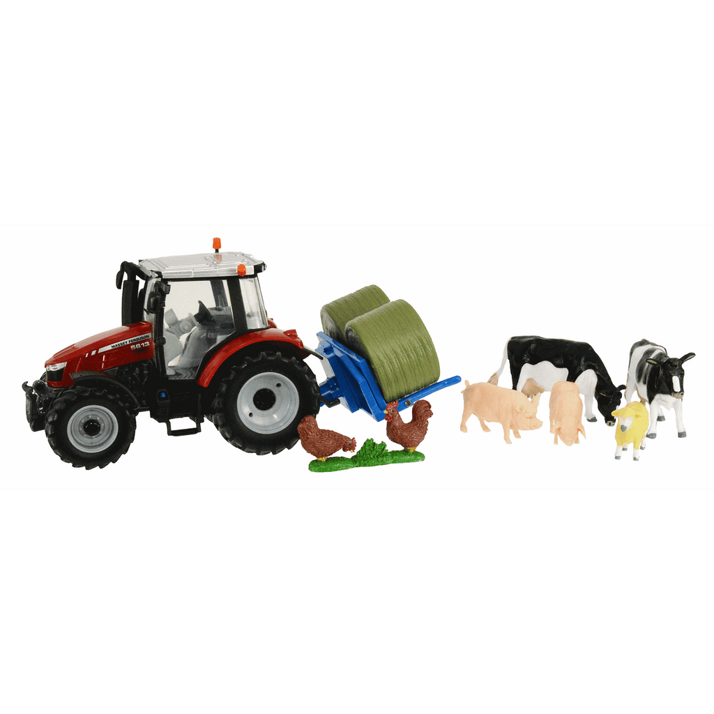 Britains Massey Ferguson 5612 Tractor Playset 1:32