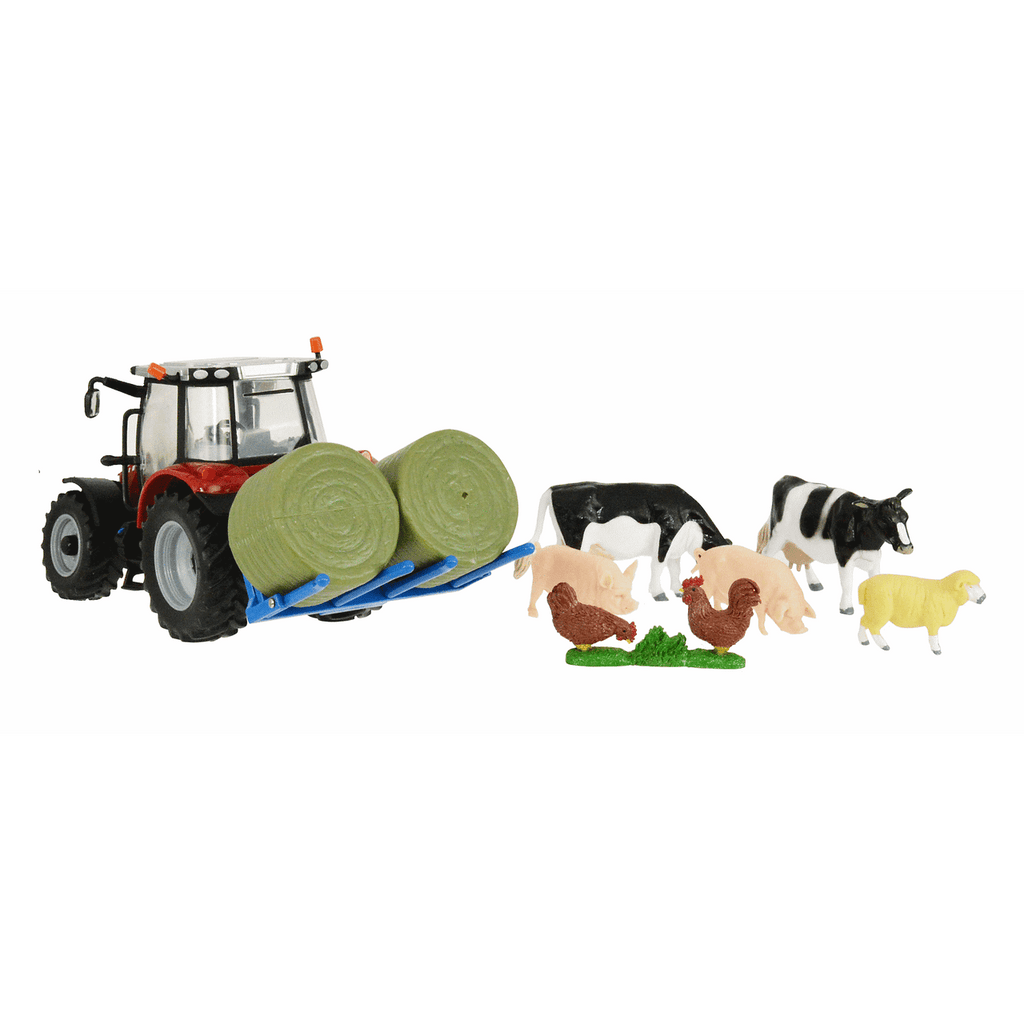 Britains Massey Ferguson 5612 Tractor Playset 1:32 – view 2