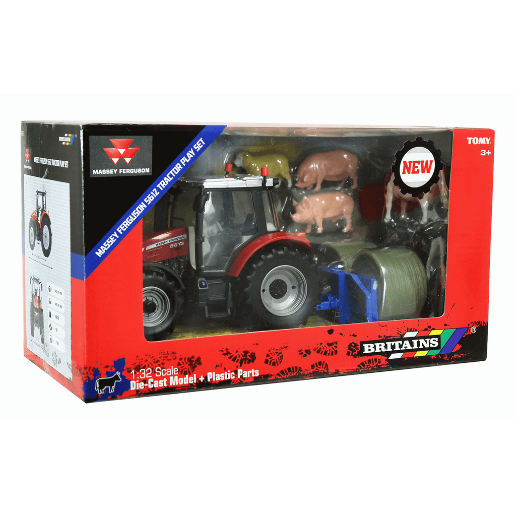 Britains Massey Ferguson 5612 Tractor Playset 1:32 – view 5
