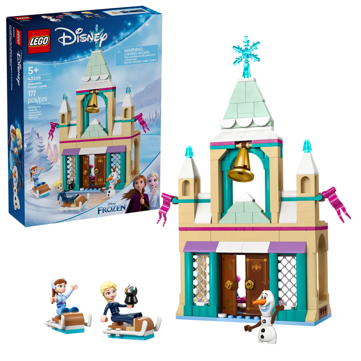 LEGO Disney Frozen Arendelle Castle (43265) – Elsa, Anna & Olaf Playset