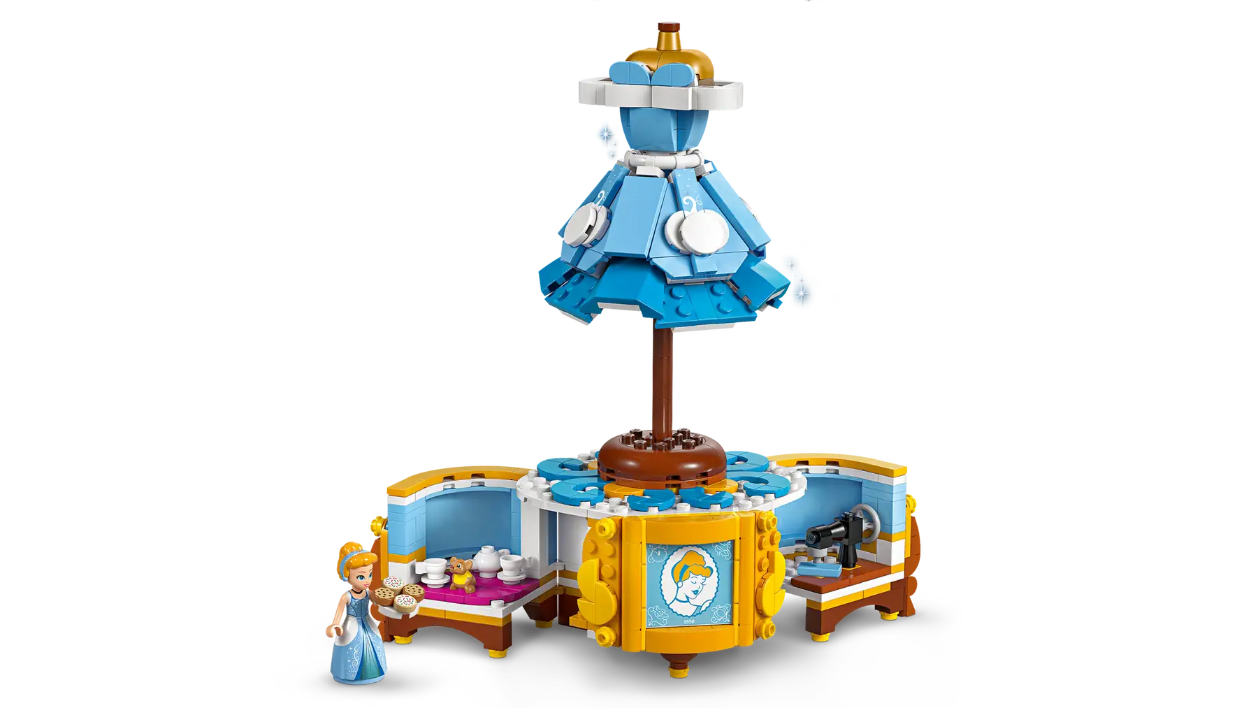 Disney Princess Cinderella’s Dress (43266) – 75th Anniversary Fashion Building Set
