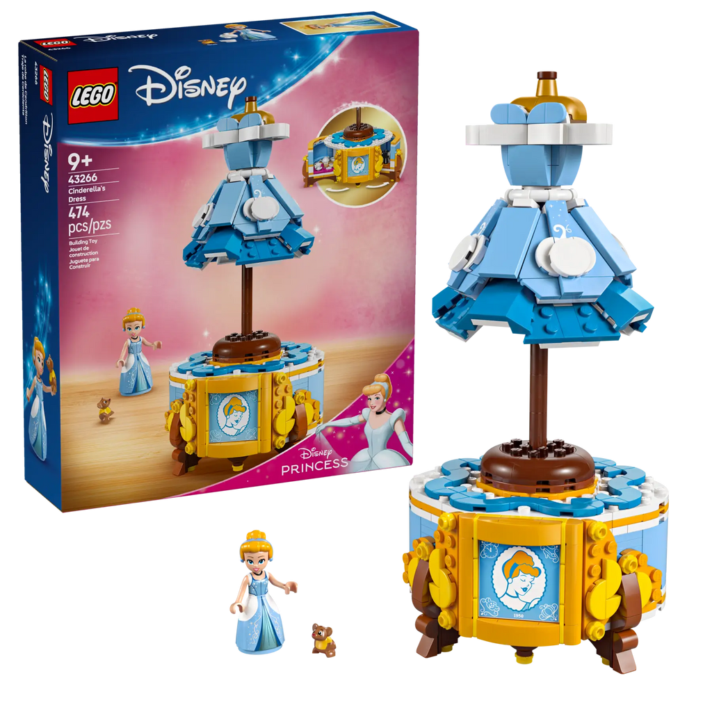 Disney Princess Cinderella’s Dress (43266) – 75th Anniversary Fashion Building Set