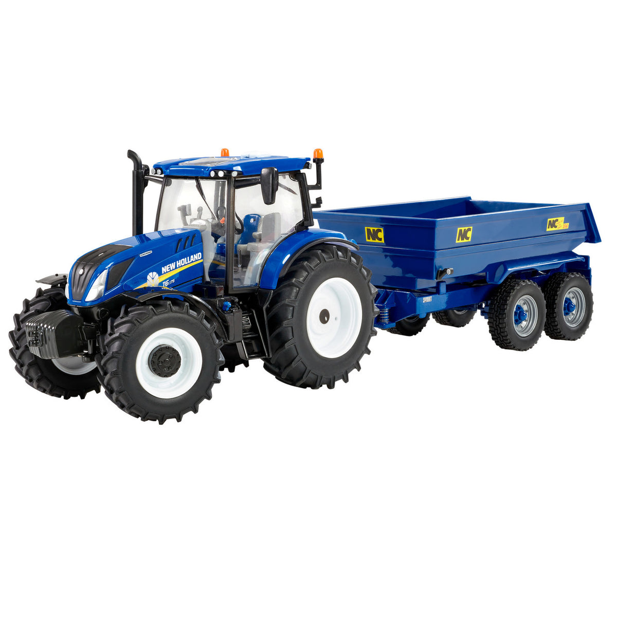 Britains New Holland T6 Tractor with NC Dump Trailer Playset 1:32