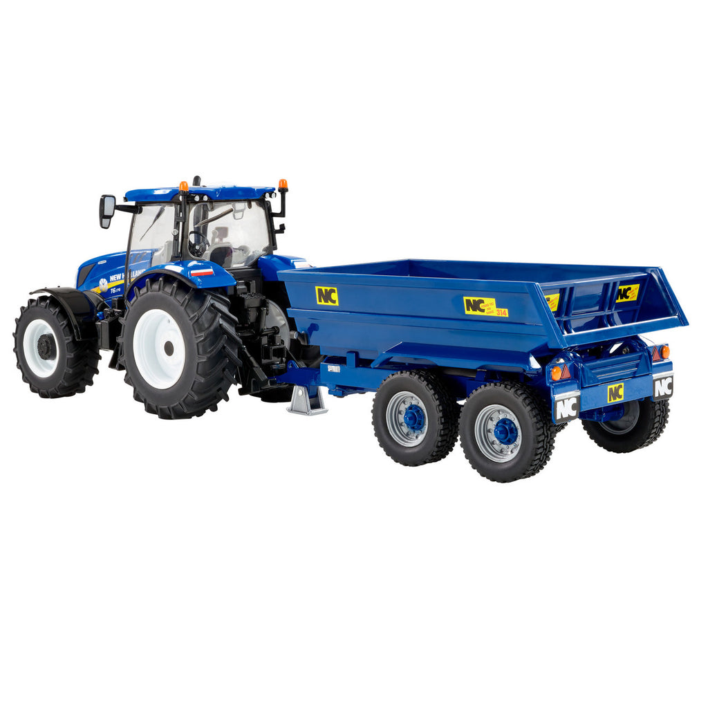 Britains New Holland T6 Tractor with NC Dump Trailer Playset 1:32 – view 3