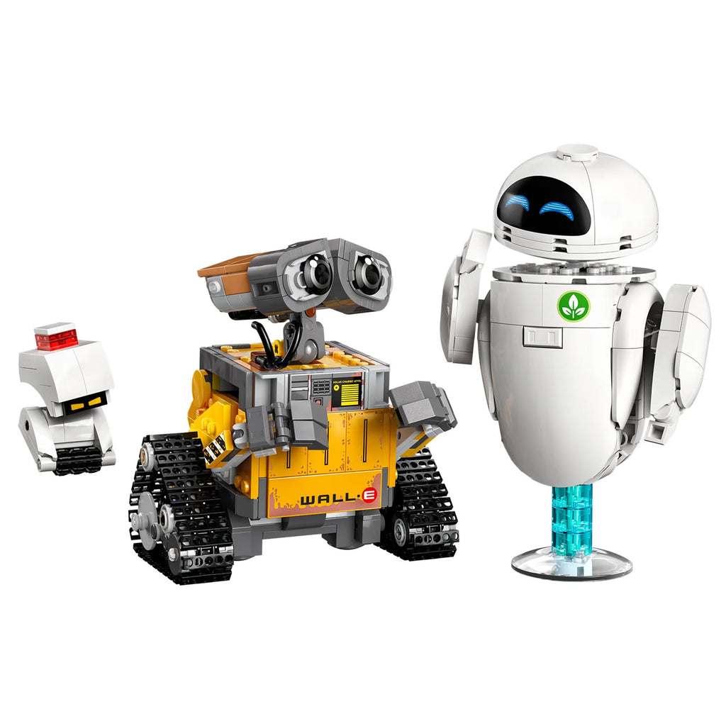 Wall-E and Eve Lego Set once built