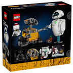 LEGO Disney robot set packaging with multiple robot figures on a dark background