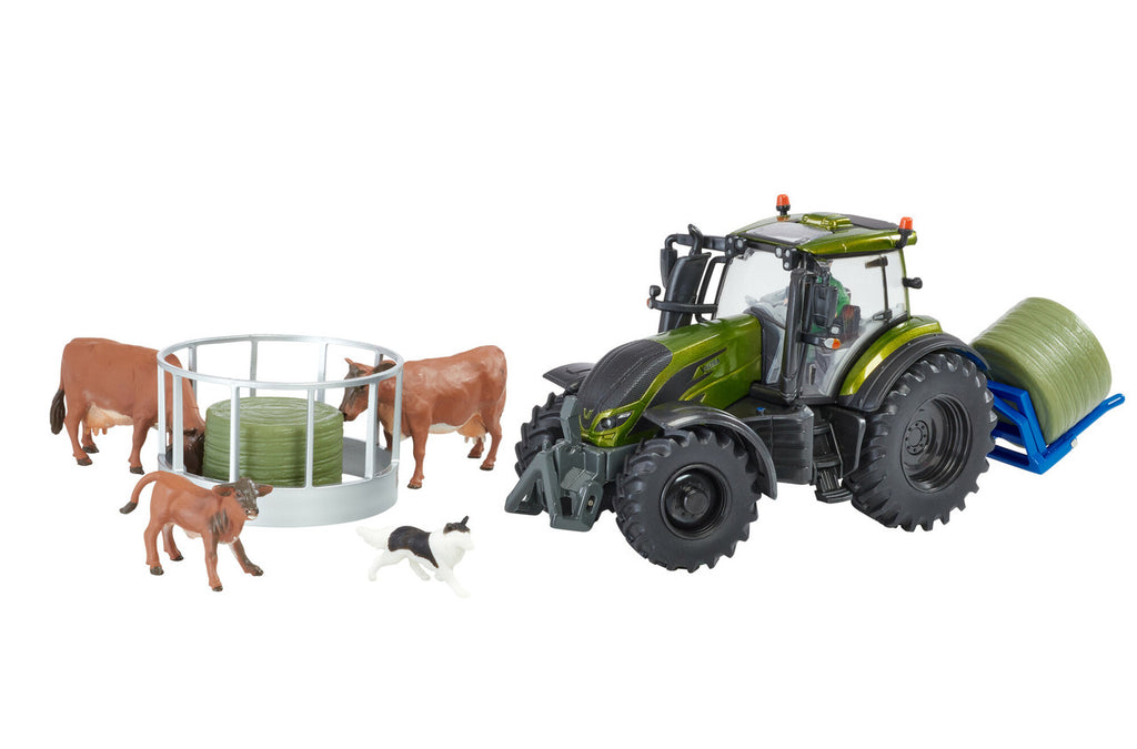 Britains Metallic Olive Green Valtra Playset 1:32
