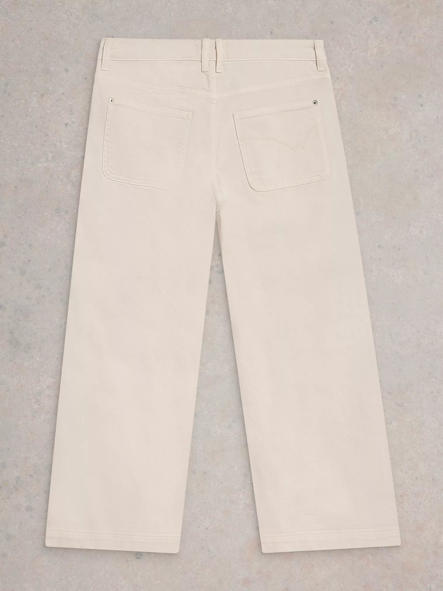 White Stuff - Tia Cropped Wide Leg Jean – Natural White