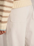 White Stuff - Tia Cropped Wide Leg Jean – Natural White