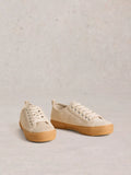 White Stuff Pippa Cord Trainers Light Natural | Flemings Department Store