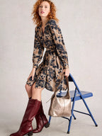 White Stuff Paloma Dress – Knee-Length Viscose Dress