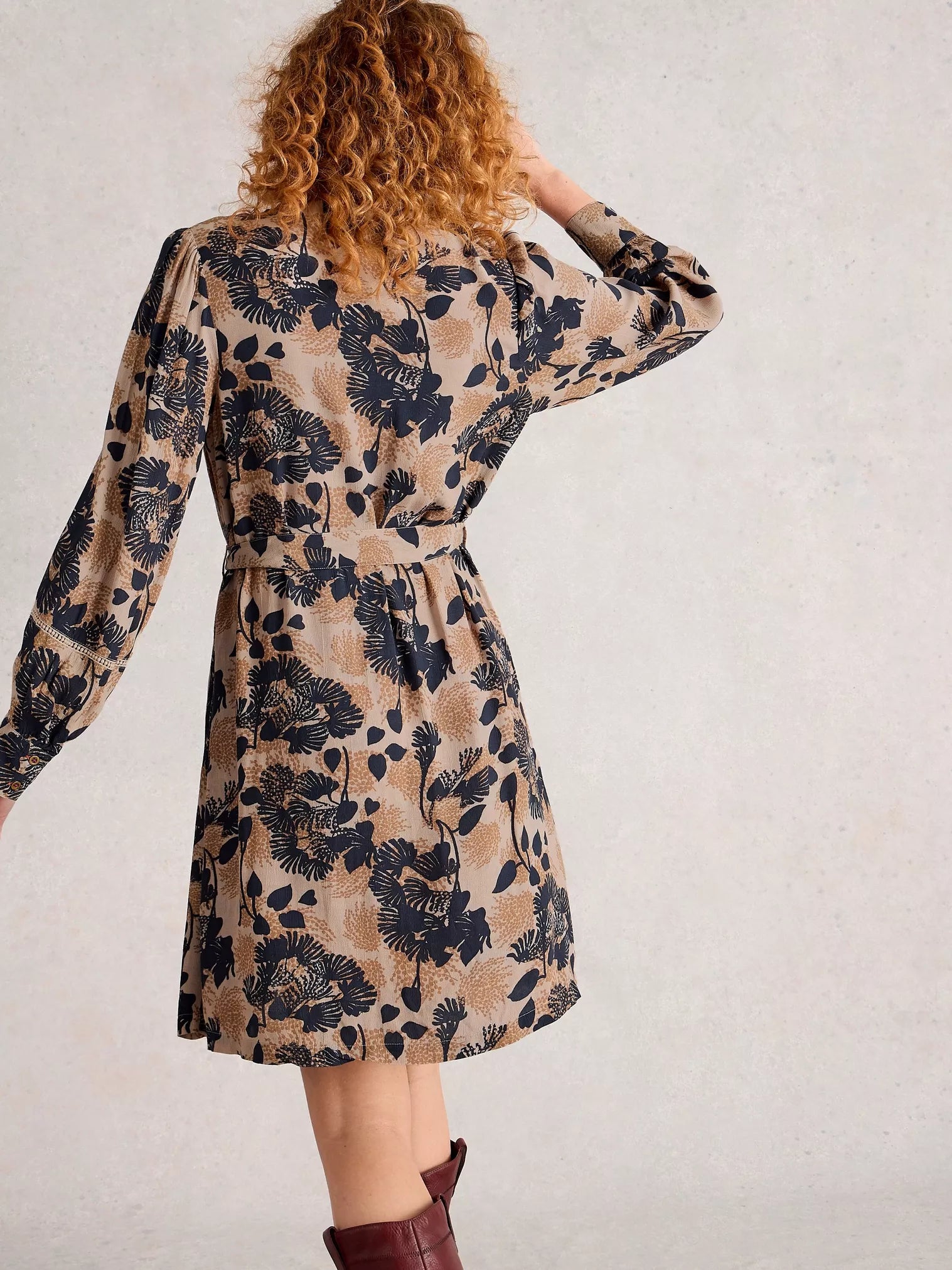 White Stuff Paloma Dress – Knee-Length Viscose Dress