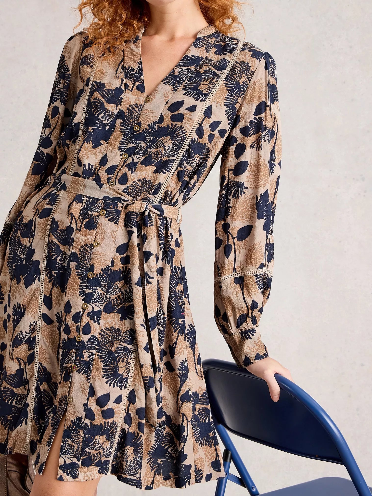 White Stuff Paloma Dress – Knee-Length Viscose Dress