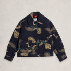 White Stuff Alexa Wool Blend Jacket – Navy Multi | Cosy Layer