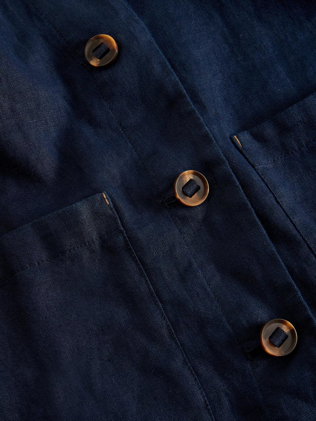 Isabel Linen Jacket – Dark Navy | Women’s Lightweight Jacket