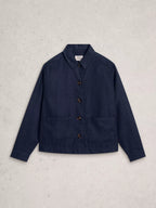 Isabel Linen Jacket – Dark Navy | Women’s Lightweight Jacket
