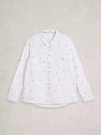 White Stuff - Sophie Collared Organic Cotton Shirt – Ivory